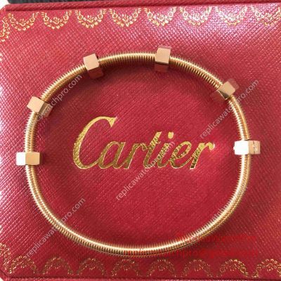 Replica Cartier Jewelry - Rose Gold Ecrou De Cartier Bracelet Replica 